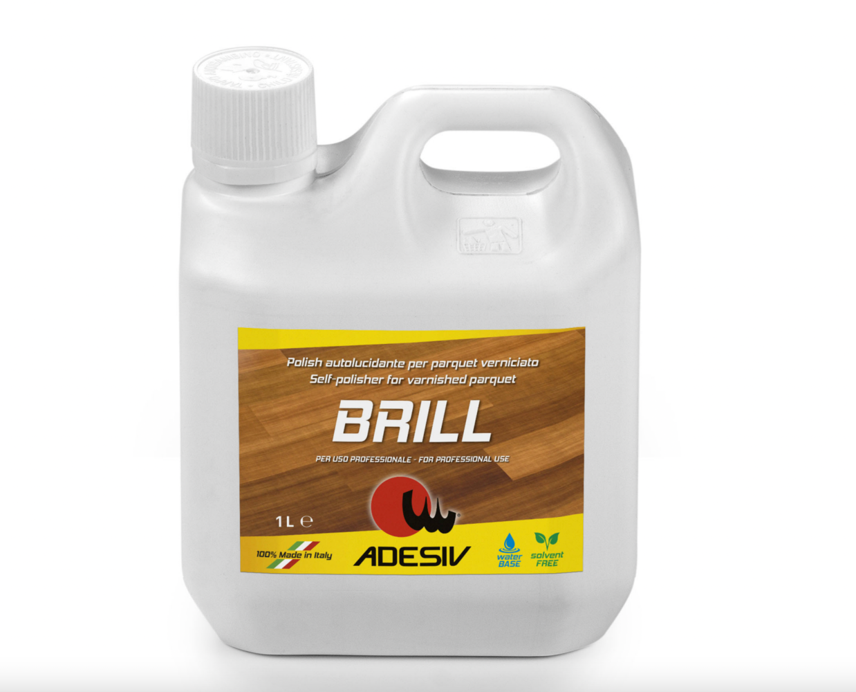 BRILL – Polish Autolucidante per Parquet Verniciato (1 L – Pavimenti Verniciati e Prefiniti)